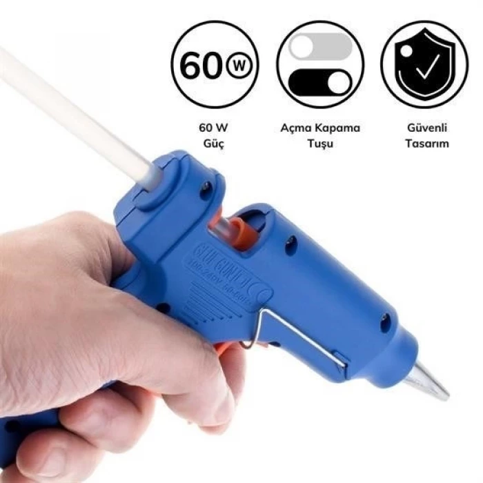 İpek Yıldızı® 60W Silikon Mum Tabancası Büyük