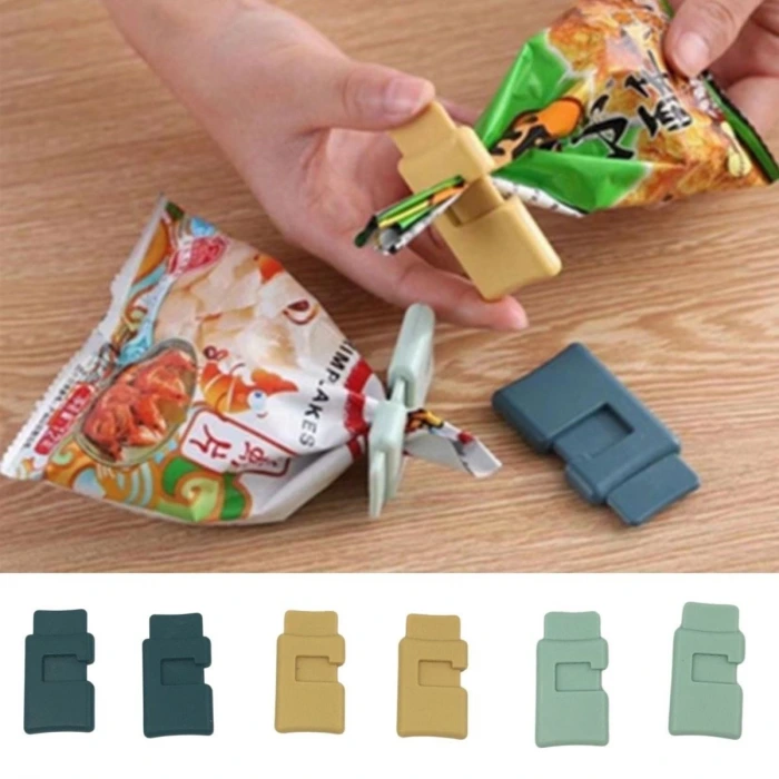 İpek Yıldızı®  6lı Hava Sızdırmaz Poşet Torba Ambalaj  Ve Paket Kıstırmalı Kapatma Klipsi