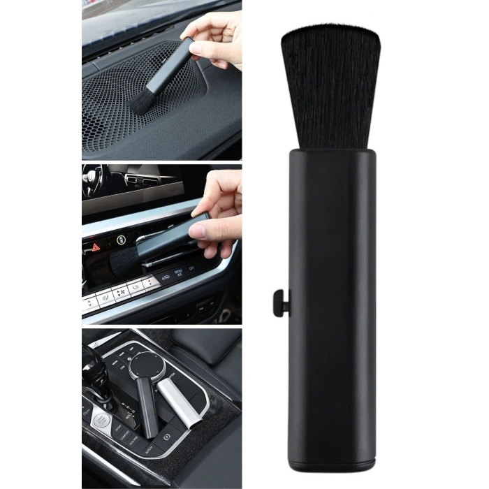 İpek Yıldızı® Açılıp Kapanabilen Oto Bakım Araç Araba Detay Temizlik Fırçası