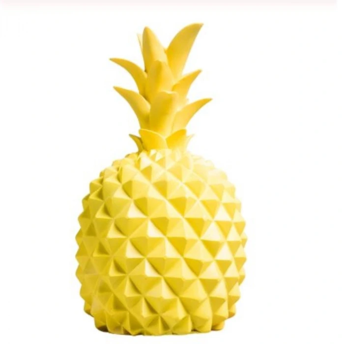 İpek Yıldızı® Ananas Şeklinde Desenli Büyük Boy Pilli Masa ve Gece Lambası