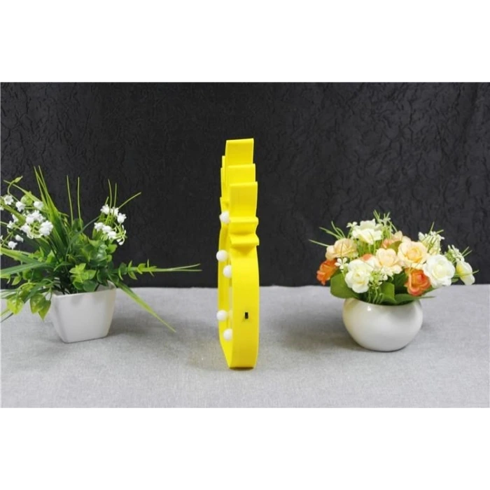 İpek Yıldızı® Ananas Şeklinde Ledli Dekoratif Eğlenceli Çocuk Gece Lambası