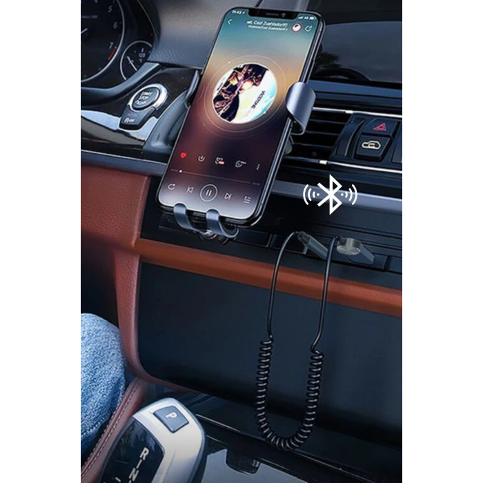 İpek Yıldızı® Araba için Bluetooth Aux Alıcısı Wireless Araç Kiti