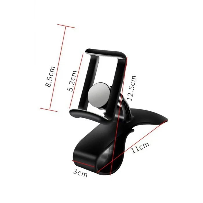 İpek Yıldızı® Araç İçi Konsola Takılan Döner Başlıklı Telefon Kıskacı Telefon Tutucu