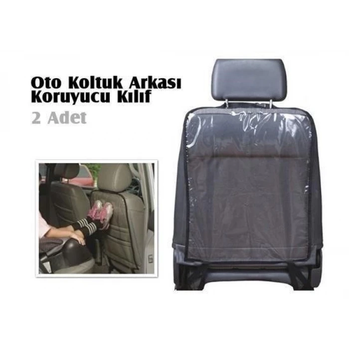 İpek Yıldızı® Araç içi Oto Koltuk Arkası Koruyucu Set Kılıf Ayak İzi Koruma Kılıfı