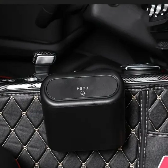 İpek Yıldızı® Araç İçi Takılarak Sabitlenebilen Mini Kapaklı Çöp Kovası