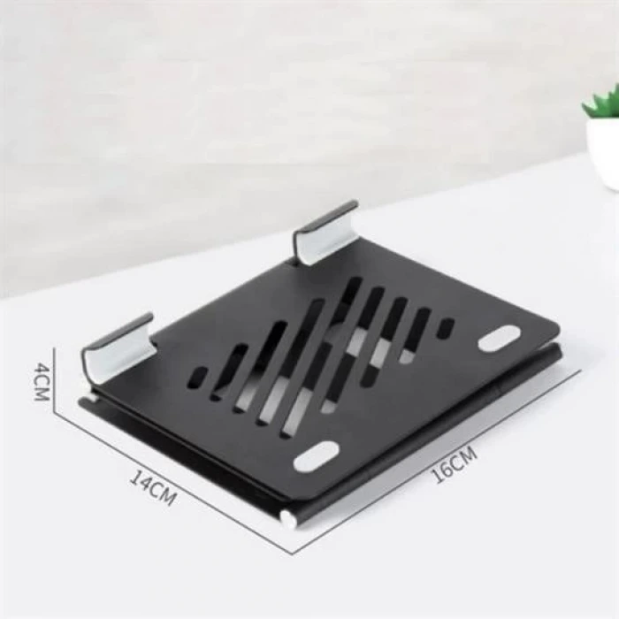 İpek Yıldızı® Ayarlanabilir Metal Dizüstü Destek Tabanı Katlanabilir Taşınabilir Laptop Sehpası Standı