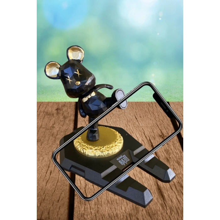 İpek Yıldızı® Ayıcıklı Telefon ve Tablet Standı Masa Üstü Telefon ve Tablet Tutucu Aparatı
