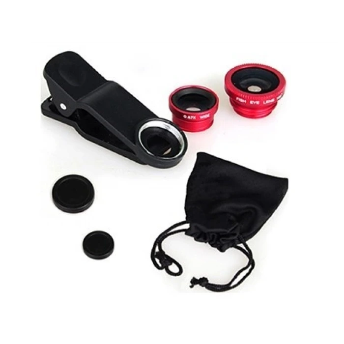 İpek Yıldızı® Balık Gözü Cep Telefonu Lensi (Tüm Modellere Uyumlu)