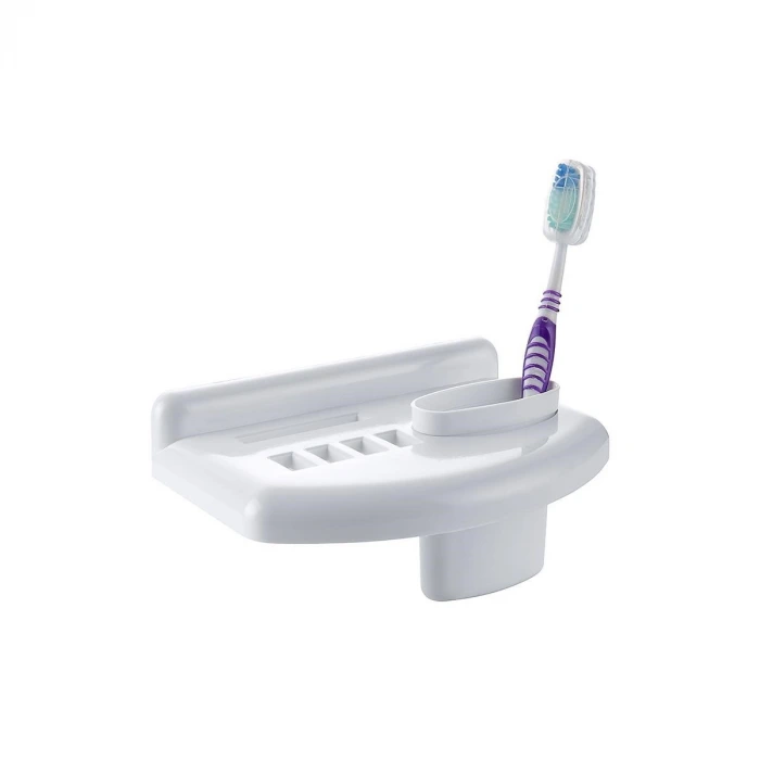 İpek Yıldızı® Banyo Diş Macunu Diş Fırçası Tutacağı Bardağı Fırçalık Stand