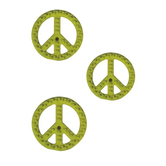 İpek Yıldızı® Barış Kemiği Renkli Diş Temizleme Kedi Köpek Aktivite Oyuncağı