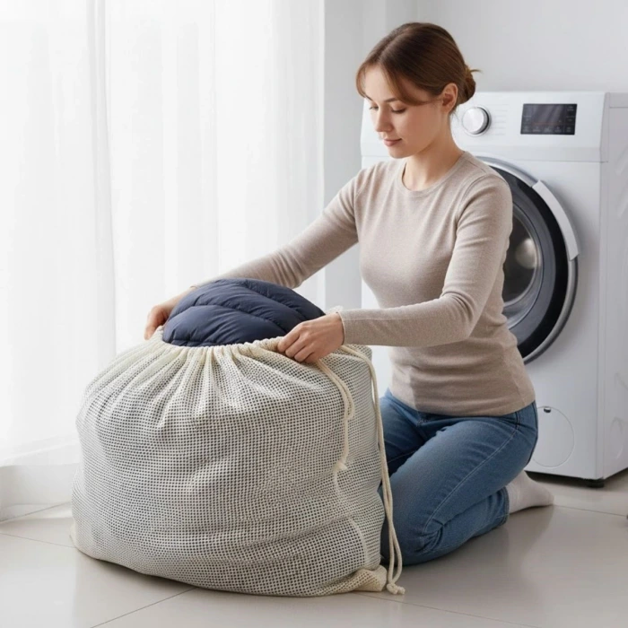 İpek Yıldızı® Battal Boy 120x150 cm Mont ve perde Yıkama Filesi–Extra Büyük, Dayanıklı, Nefes Alabilir Çamaşır Koruma Torbası