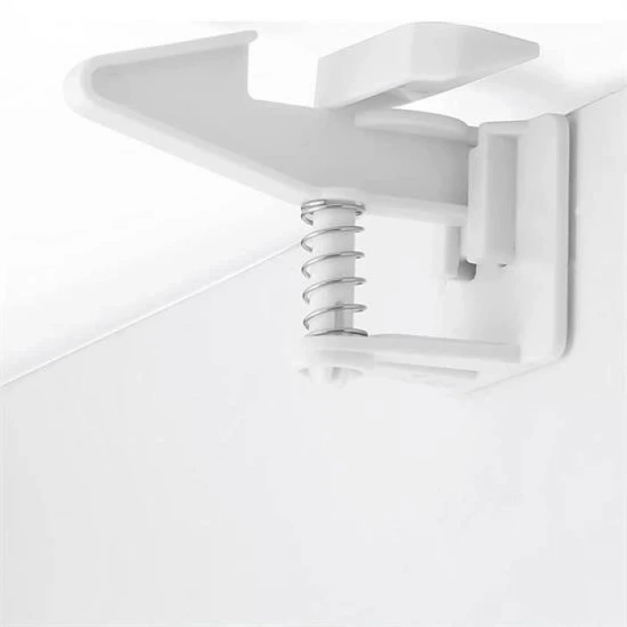 İpek Yıldızı® Bebek Çocuk Güvenliği Korumalı Yapışkan Çekmece ve Dolap İçin Tutucu Gizli Güvenlik Kilidi