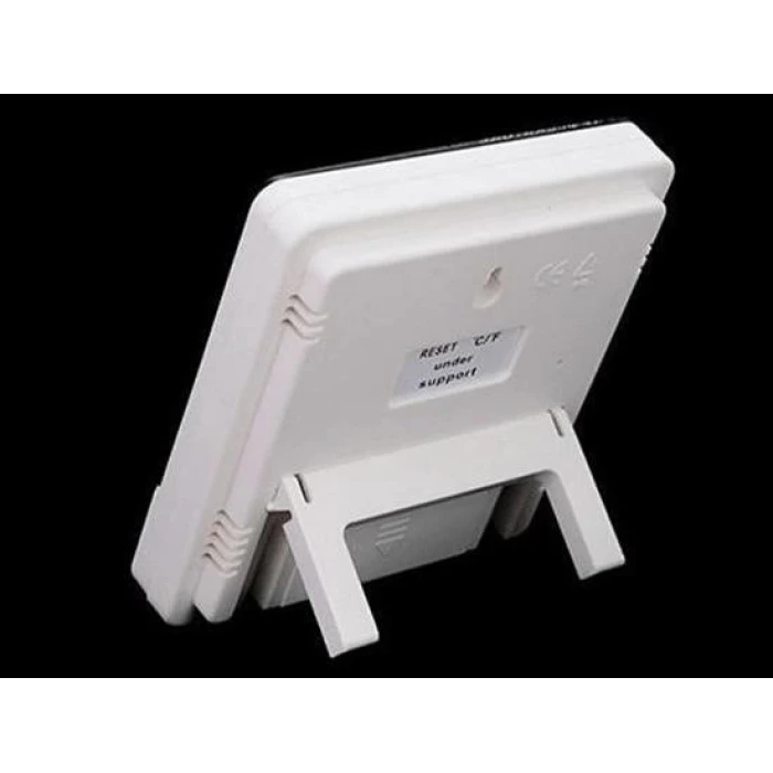 İpek Yıldızı® Bebek Odası Masaüstü Dijital Termometre Nem Ölçer Higrometre Saat