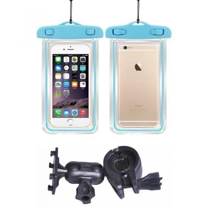 İpek Yıldızı® Bisiklete Takılan Su ve Yağmur Gerirmez Telefon Kılıfı Universal