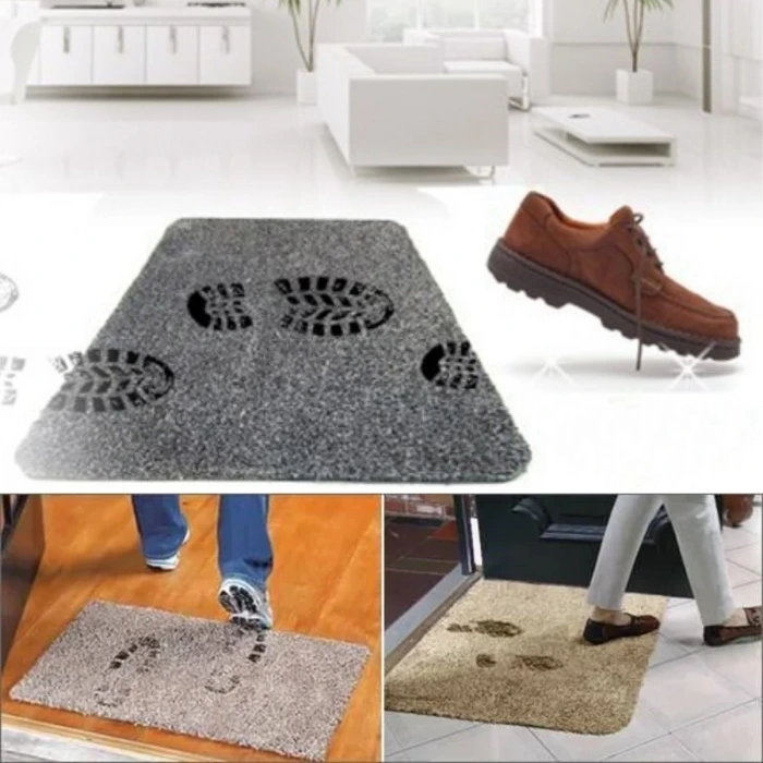 İpek Yıldızı® Çamaşır Makinesinde Yıkanabilir Kir Toz Emici Mikrofiberli Paspas