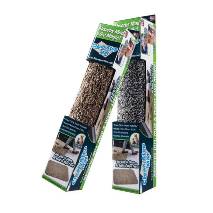 İpek Yıldızı® Çamaşır Makinesinde Yıkanabilir Kir Toz Emici Mikrofiberli Paspas