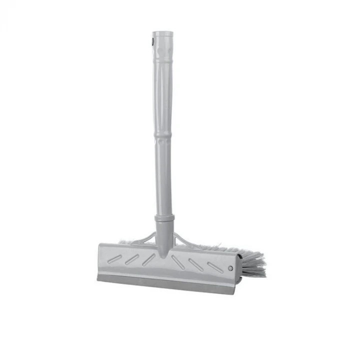 İpek Yıldızı® Çok Amaçlı 22 Cm Fırçalı ve Silikon Çekçekli Ev Araba Cam Temizleyici Fırça