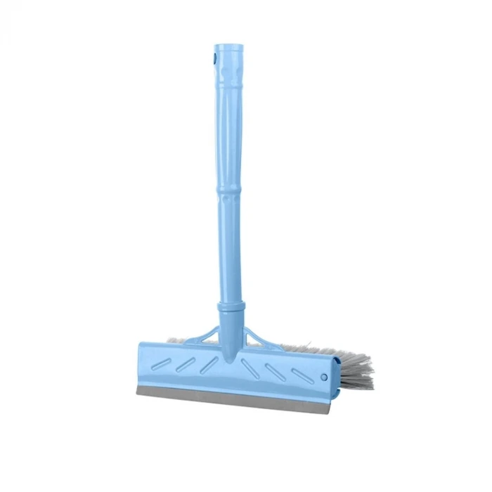 İpek Yıldızı® Çok Amaçlı 22 Cm Fırçalı ve Silikon Çekçekli Ev Araba Cam Temizleyici Fırça
