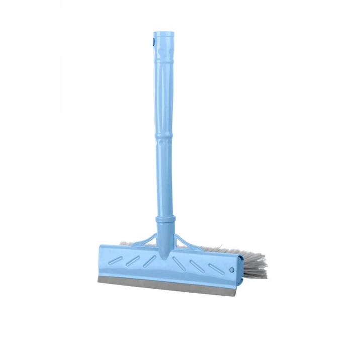 İpek Yıldızı® Çok Amaçlı 22 Cm Fırçalı ve Silikon Çekçekli Ev Araba Cam Temizleyici Fırça
