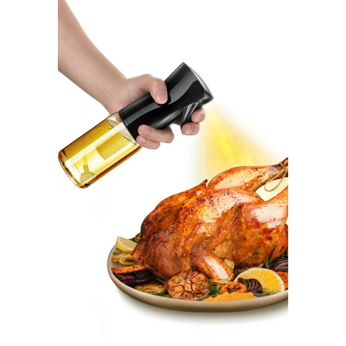İpek Yıldızı® Çok Amaçlı Cam Şişe Püskürtmeli Dağıtıcı Yağdanlık Limonluk Sirke Sosluk Spreyi