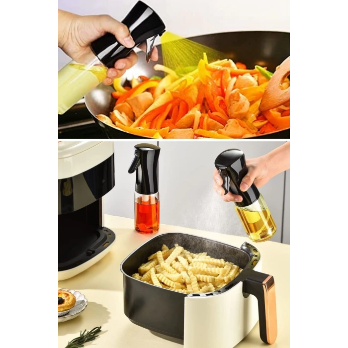 İpek Yıldızı® Çok Amaçlı Cam Şişe Püskürtmeli Dağıtıcı Yağdanlık Limonluk Sirke Sosluk Spreyi