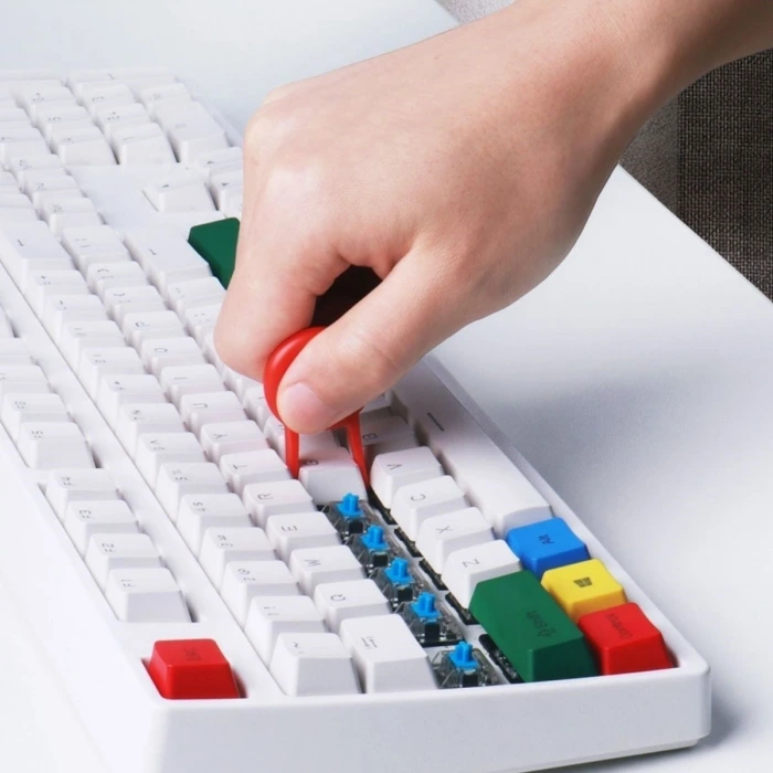 İpek Yıldızı® Çok Amaçlı Kırmızı Hassas Fırça Başlıklı  Bilgisayar Laptop Temizleme Fırçası