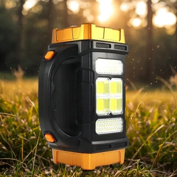 İpek Yıldızı® Çok Fonksiyonlu Elde Güneş Enerjili Lamba – 38W