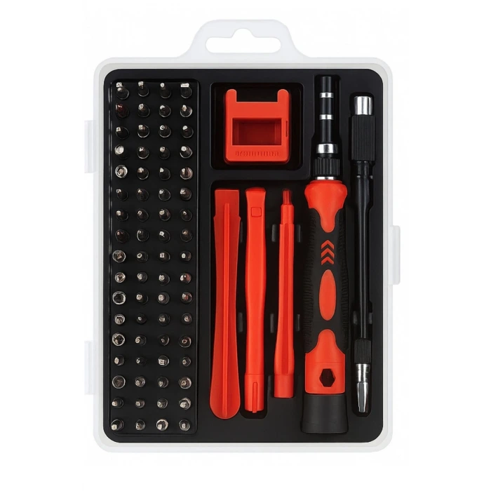 İpek Yıldızı® Çok Fonksiyonlu Manyetik Uçlu 52si 1 Arada 42 Uçlu Saatçi Tornavida Seti