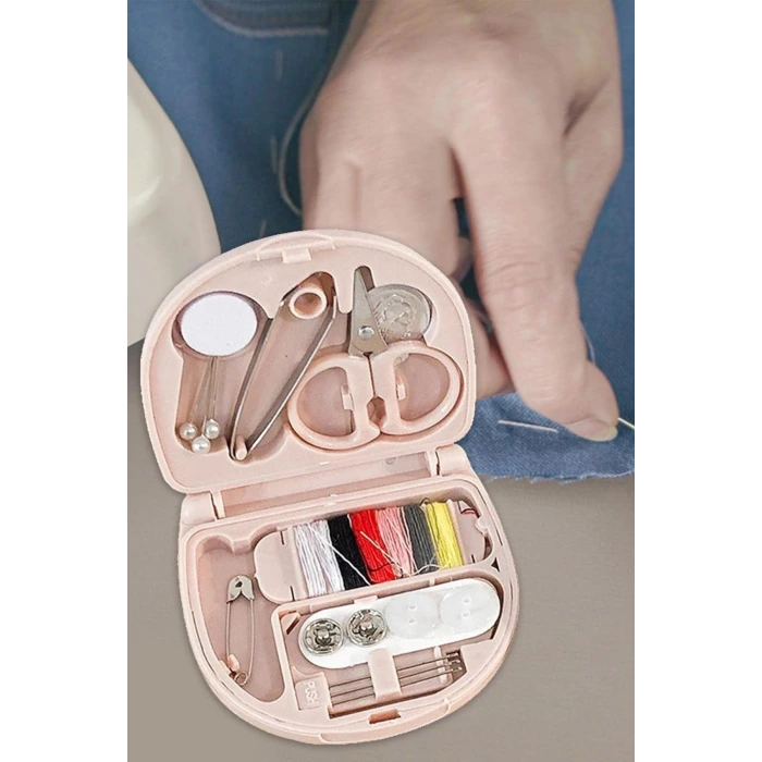 İpek Yıldızı® Çok Fonksiyonlu Mini Çanta Boy Seyahat Tipi Dikiş Seti