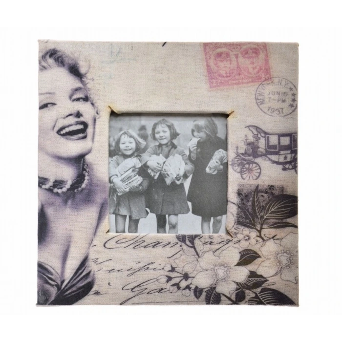 İpek Yıldızı® Decotown Marilyn Monroe Tasarım Ahşap Resim Fotoğraf Çerçevesi