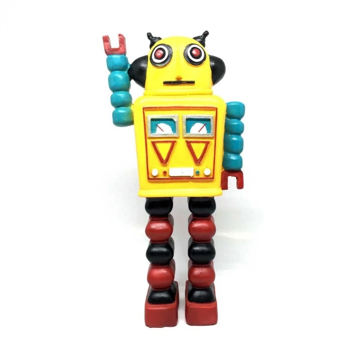 İpek Yıldızı® Decotown Nostaljik Sevimli Uzaylı Robot Şeklinde Figür Biblo