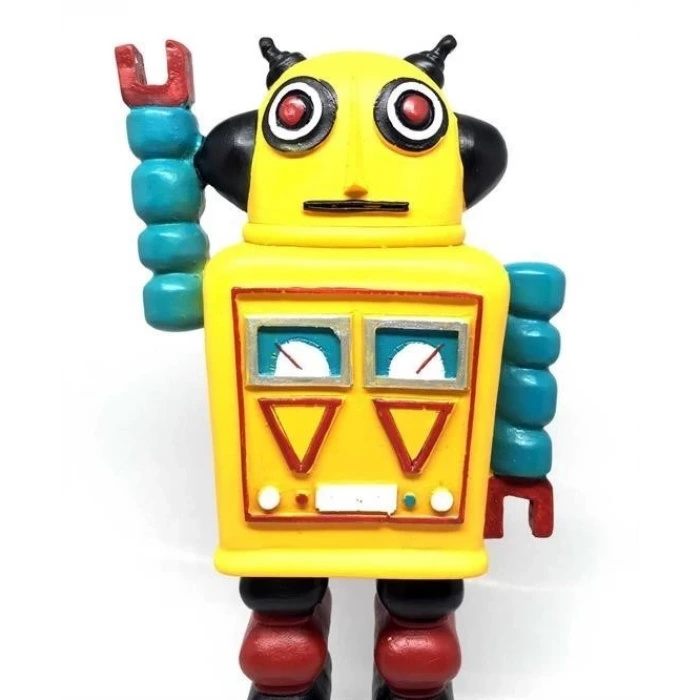 İpek Yıldızı® Decotown Nostaljik Sevimli Uzaylı Robot Şeklinde Figür Biblo