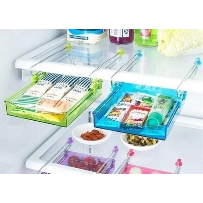 İpek Yıldızı® Dekoratif Çok Amaçlı Raf Buzdolabı Masa Altı Portatif Mutfak Rafı