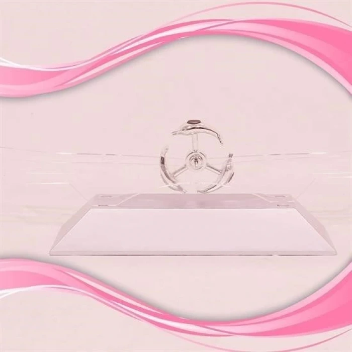 İpek Yıldızı® Dekoratif Masa Üstü Obje Manyetik Kinetik Orbital Dönen Yunuslar