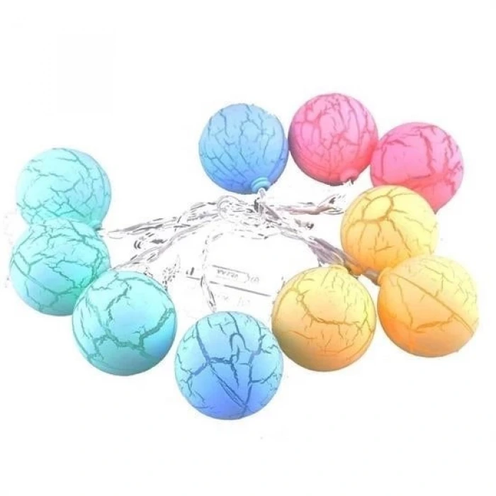 İpek Yıldızı® Dekoratif Minik 10 Toplu Ledli  Dekoratif Dolama Renkli Led