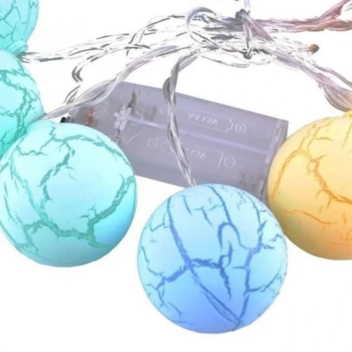 İpek Yıldızı® Dekoratif Minik 10 Toplu Ledli  Dekoratif Dolama Renkli Led