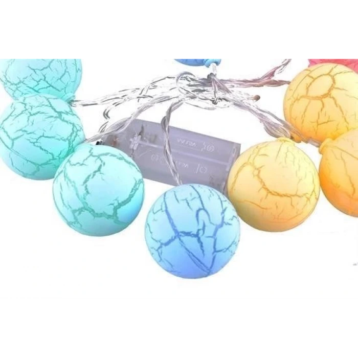 İpek Yıldızı® Dekoratif Minik 10 Toplu Ledli  Dekoratif Dolama Renkli Led