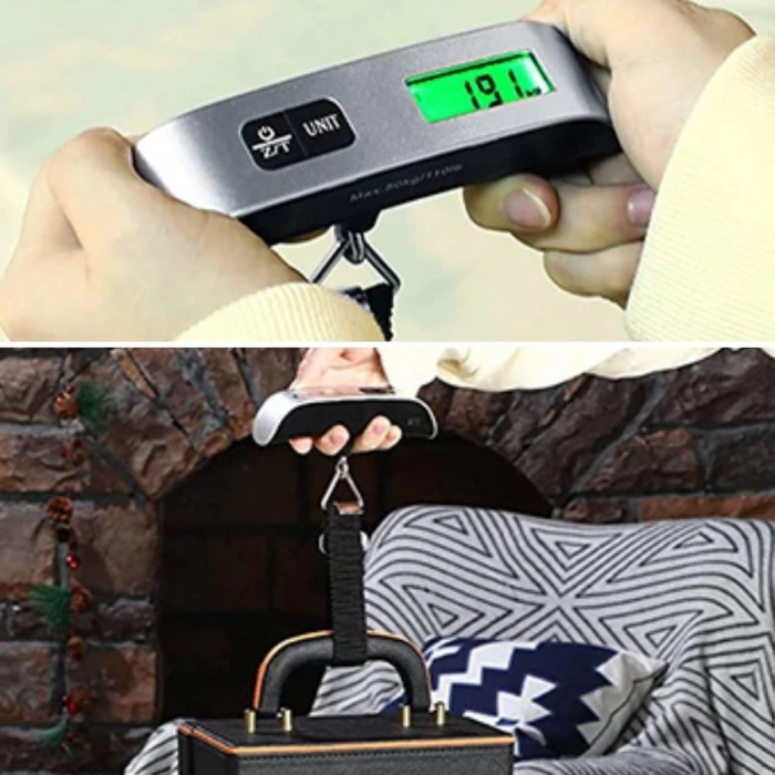 İpek Yıldızı® Dijital Ekranlı Valiz Kilo Ölçücü Hassas Valiz Tartısı