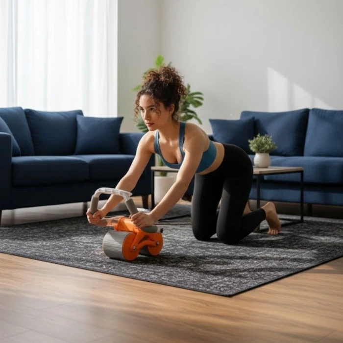 İpek Yıldızı® Dijital Sayaçlı Çek-Bırak Mekik Aleti – Karın ve Core Güçlendirici Evde Spor Aleti