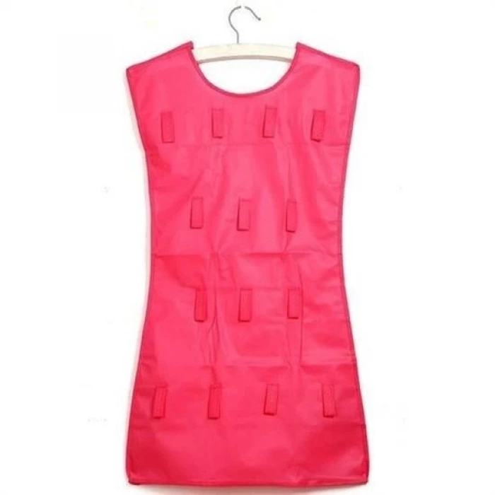 İpek Yıldızı® Elbise Şeklinde Takı Organizeri - Pembe