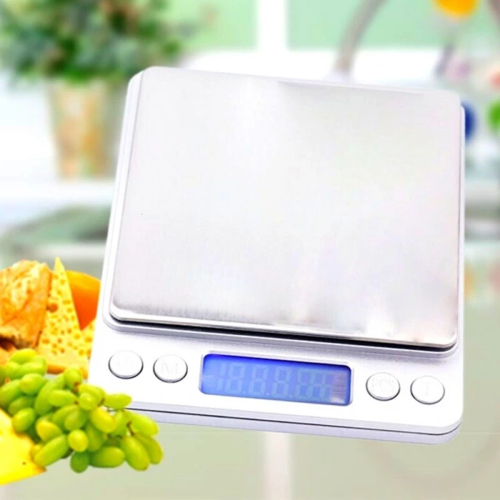 İpek Yıldızı® Elektronik 3 kg Kapasiteli Dijital Hassas Kantar Mutfak Tartısı Terazi