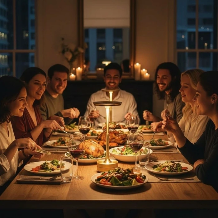 İpek Yıldızı® Eskitme Gold Kasa Dokunmatik Şarjlı Masa Lambası – 3 Renk Işık Modlu, LED Aydınlatmalı, Modern & Dekoratif Abajur