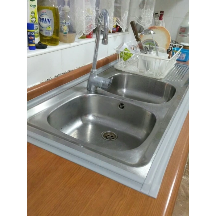 İpek Yıldızı® Gri Su Sızdırmaz  Banyo Mutfak Lavabo Küvet İzolasyon Şerit Bant