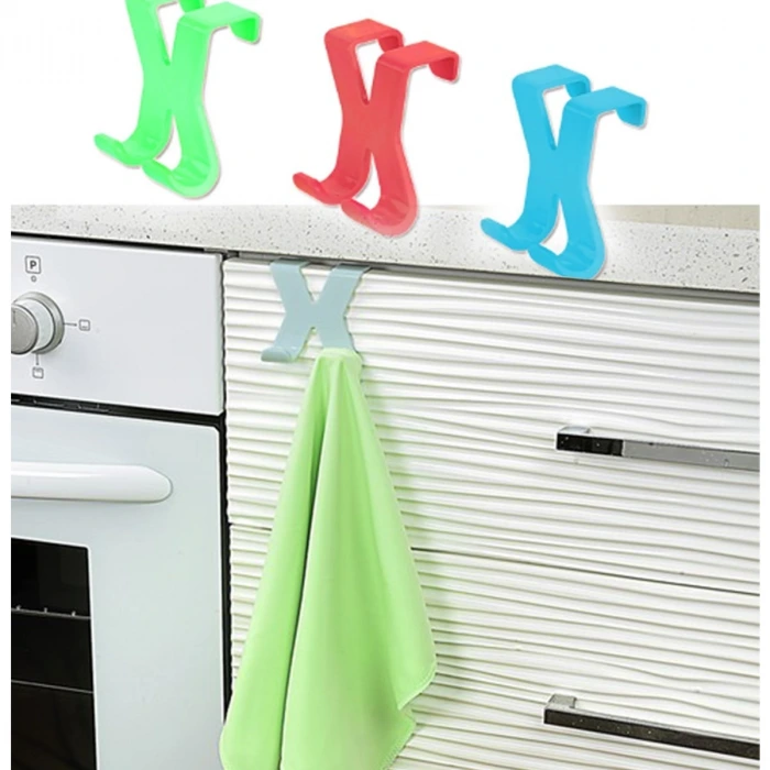 İpek Yıldızı® Hang it Pratik Kolay Taşımabilir Havlupan 2 Kancalı Banyo Askısı
