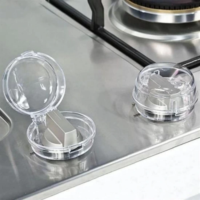 İpek Yıldızı® Isıya Dayanıklı Plastik Ocak Düğme Koruyucu Düğme Kilidi Emniyet Düzeneği