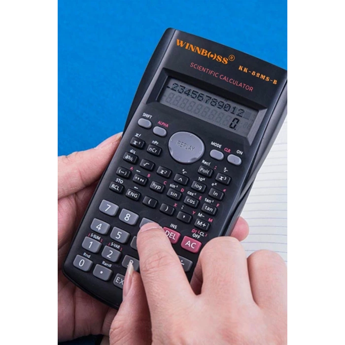 İpek Yıldızı® Kapaklı 240 Fonksiyonlu, Pilli Bilimsel Hesap Makinası