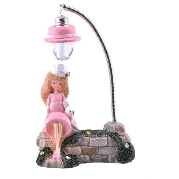 İpek Yıldızı® Kaya Üzerine Oturan Kız Biblo