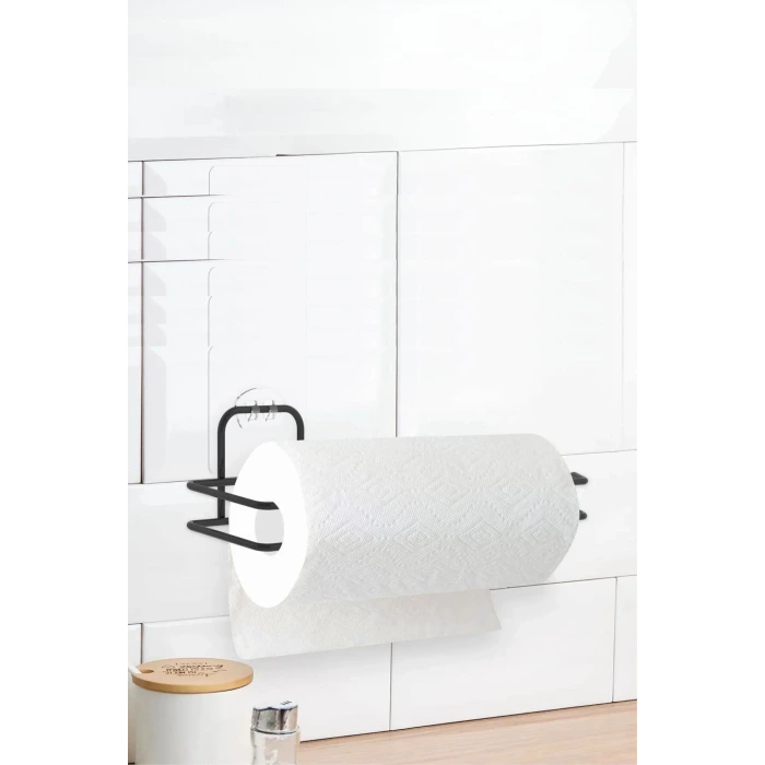 İpek Yıldızı® Kendiliğinden Yapışkanlı Krom Paslanmaz Metal Havlu Kağıtlık Aparatı