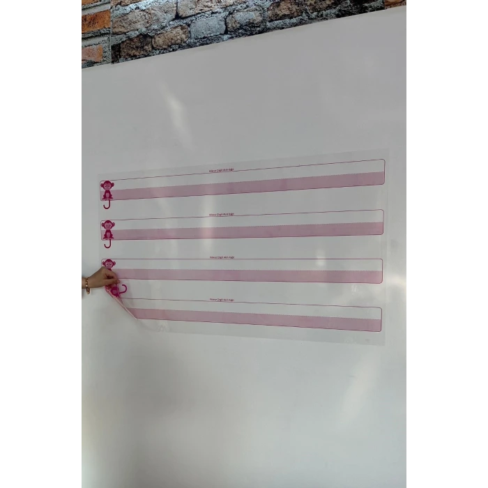 İpek Yıldızı® Kılavuz Çizgili Akıllı Kağıt Yazı Tahtası Duvarda İz Bırakmaz Statik Yeni Müfredata Uygun 100x56cm