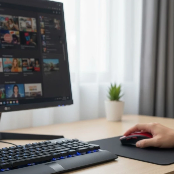 İpek Yıldızı® Kırmızı Renkli Baş Parmak Destekli Ergonomik Sessiz Kablosuz Mouse – USB Alıcılı, Ofis ve Oyun İçin Konforlu Bilgisayar Faresi MS6300
